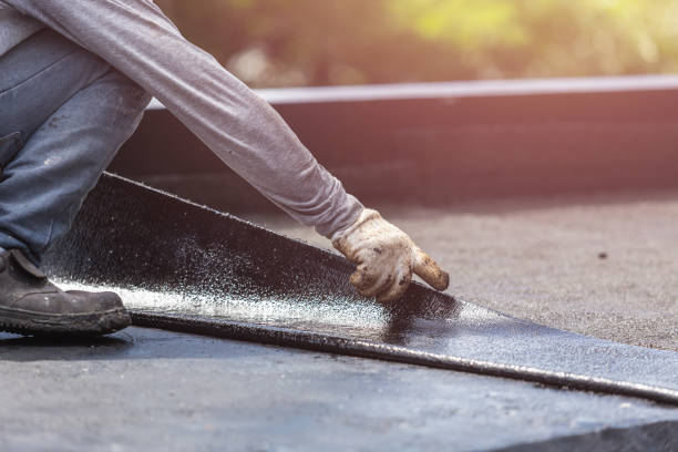Professional Crawl Space Encapsulation technician working in Delton, MI